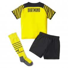 Borussia Dortmund Home Kids Kit 2021-22