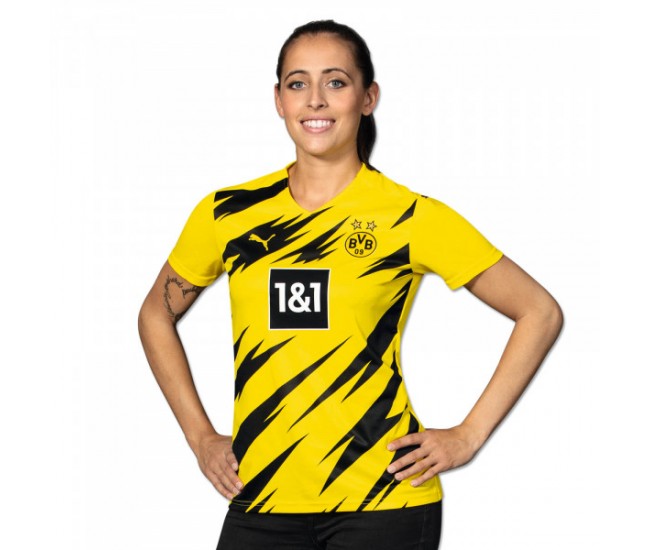 Women's Borussia Dortmund Home Football Jersey 2020 2021