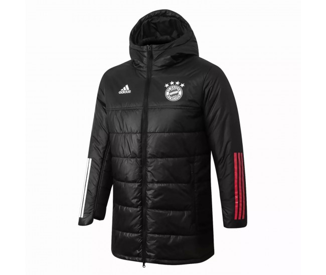 Bayern Munich Black Winter Jacket 2020 2021