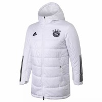 Bayern Munich Winter Jacket White 2020 2021