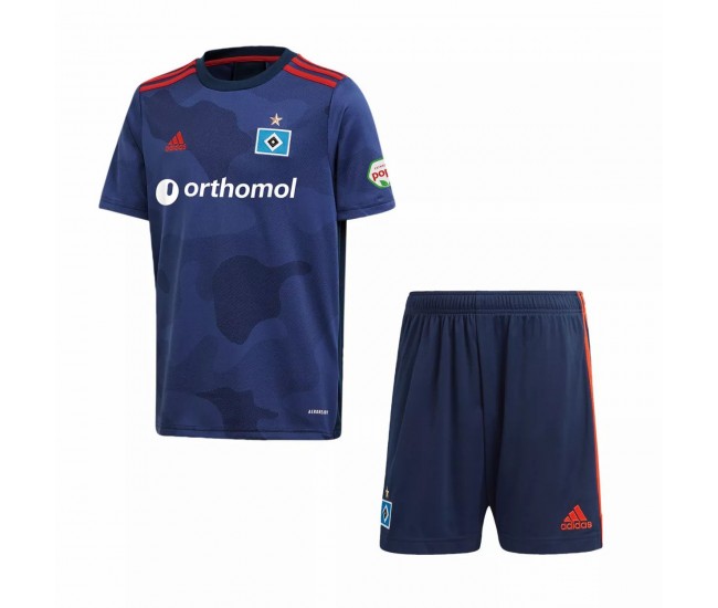 Hamburger SV Away Jersey Kids Kit 2020 2021