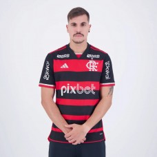 Flamengo Mens Home Sponsor Jersey 2024-25