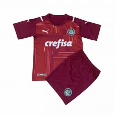 Palmeiras Goalkeepr Red Kids Kit 2021 2022