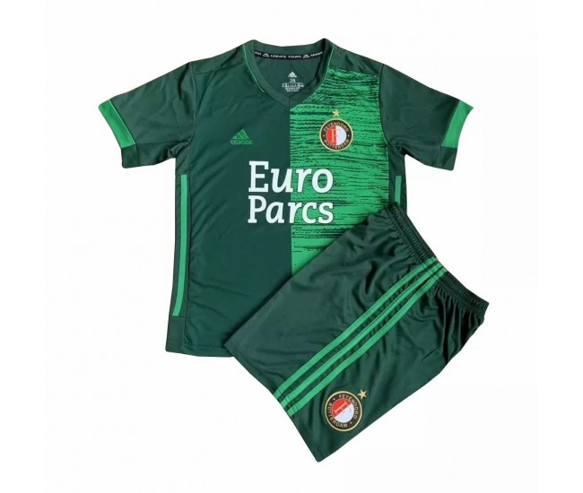 Feyenoord Rotterdam Away Kit Kids 2021 2022