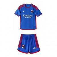 Olympique Lyonnais Kids Away Kit 2023-24