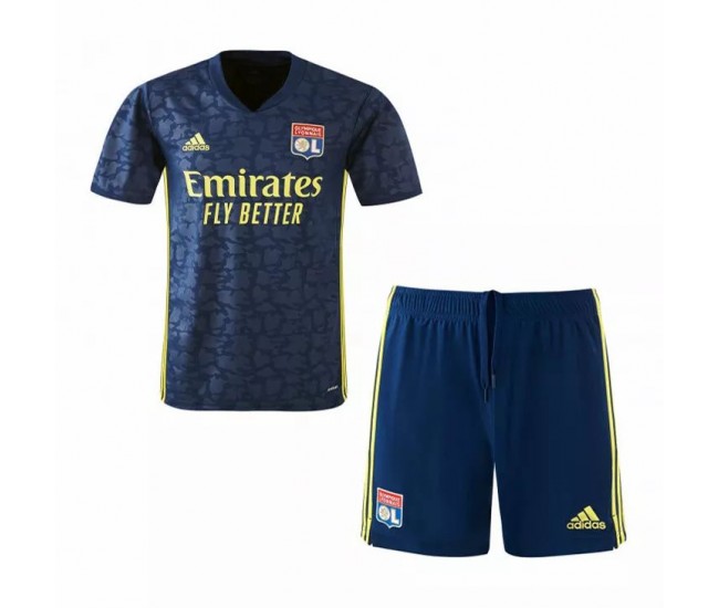 Olympique Lyonnais Third Kit Kids 2020 2021