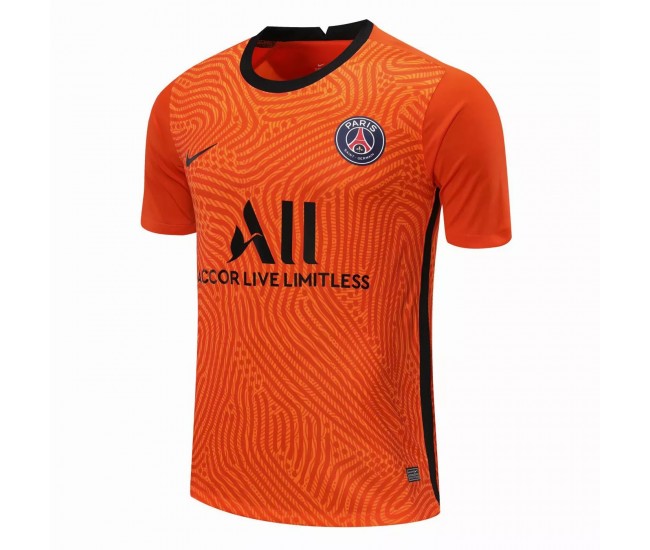 Paris Saint Germain Goalkeeper Jersey Orange 2020 2021