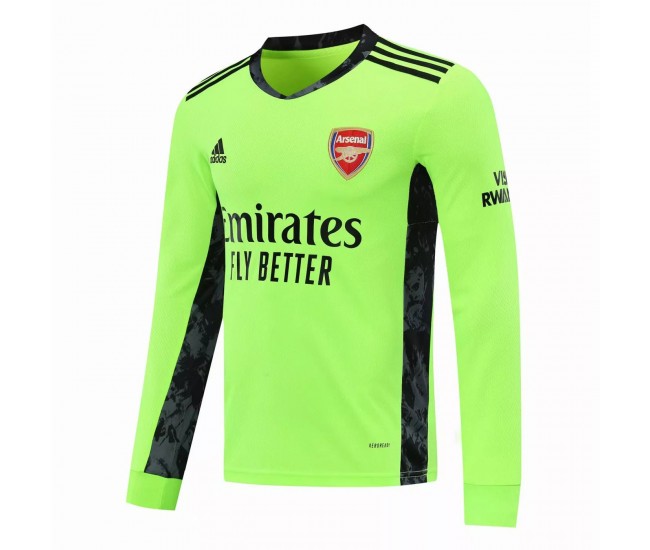 Arsenal Goalkeeper Jersey Long Sleeve Green 2020 2021