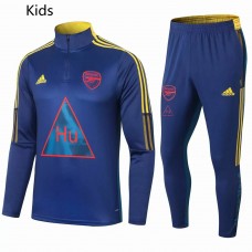 Arsenal Training Soccer Tracksuit Human Race Blue Kids 2021