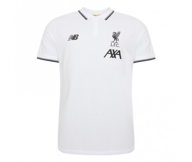 Liverpool Training White Polo Shirt 2019-20