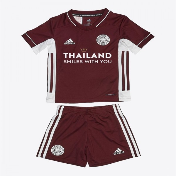 Leicester City Maroon Away Kids Kit 2020 2021 | Best Soccer Jerseys