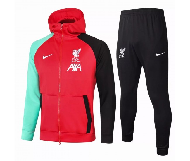 Liverpool FC Training Technical Soccer Tracksuit Red 2021