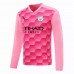 Manchester City Goalkeeper Long Sleeve Jersey Pink 2020 2021
