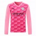 Manchester City Goalkeeper Long Sleeve Jersey Pink 2020 2021