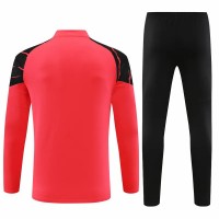 Manchester City FC Red Training Technical Football Tracksuit 23-24