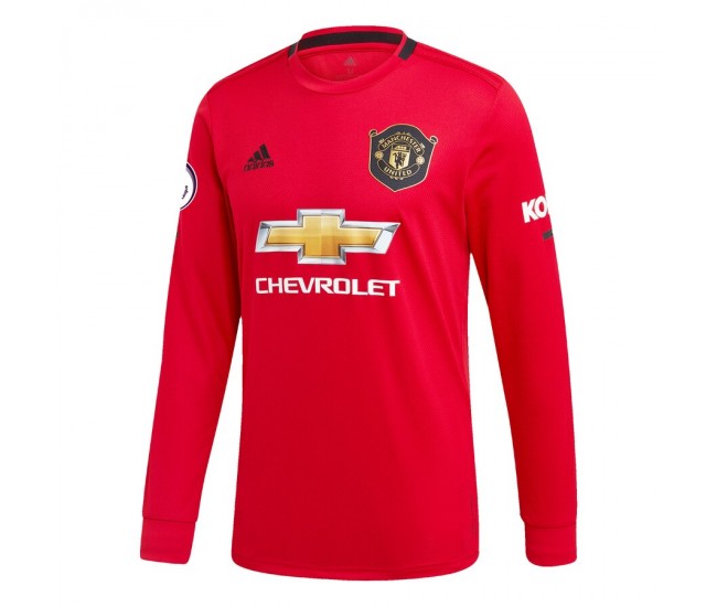 Manchester United Home Long Sleeve Jersey 2019/20