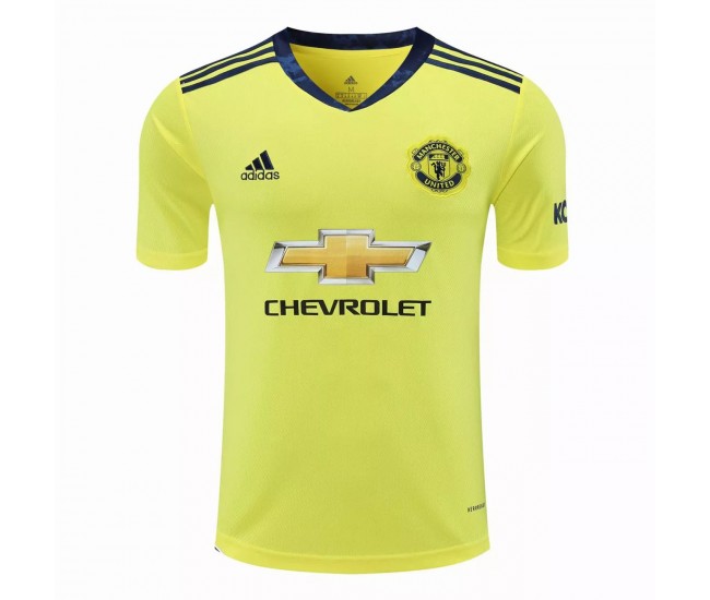 Manchester United Goalkeeper Jersey Yellow 2020 2021