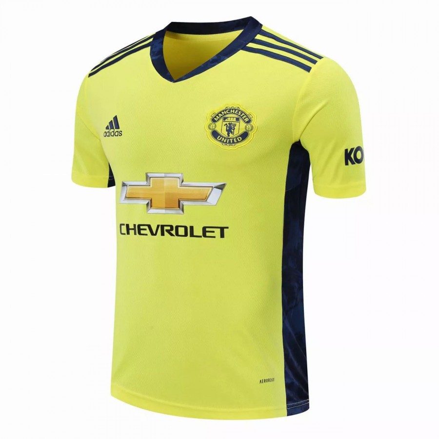 Manchester United Goalkeeper Jersey Yellow 2020 2021 | Best Soccer Jerseys