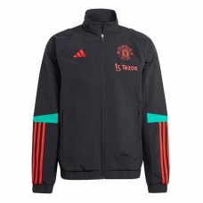 Manchester United Mens Training Presentation Jacket Black 23-24