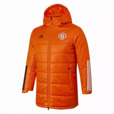 Manchester United Orange Winter Jacket 2020 2021