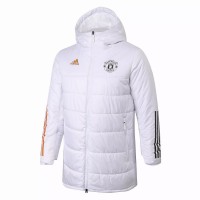 Manchester United White Winter Jacket 2020 2021