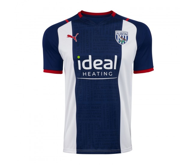 West Bromwich Albion FC Home Jersey 2021-22