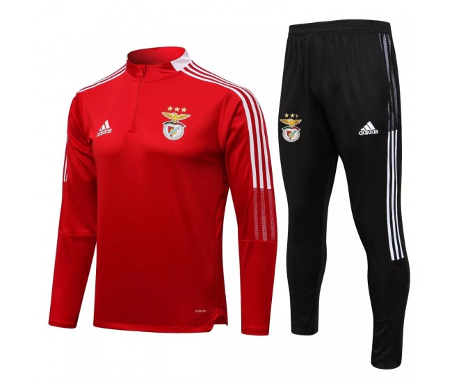 Benfica Red Training Technical Football Tracksuit 2021-22