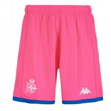 Deportivo La Coruña Mens Pink Goalkeeper Shorts 23-24