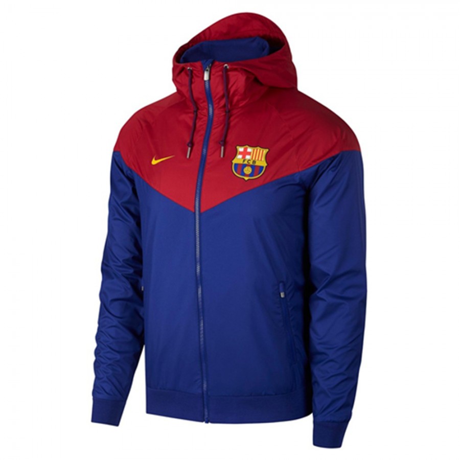FC Barcelona Windrunner 2018/19 Blue Jacket | Best Soccer Jerseys