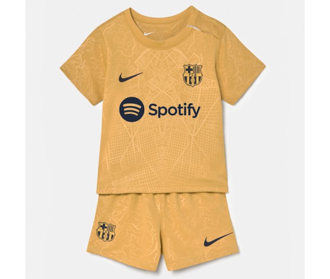 FC Barcelona Away Kids Kit 2022-23