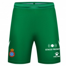 RCD Espanyol Mens Green Goalkeeper Shorts 23-24
