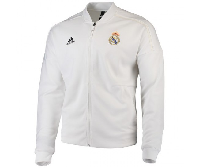 Real Madrid Anthem Full-Zip White Z.N.E. Jacket