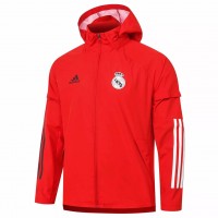 Real Madrid Mens All Weather Jacket Red