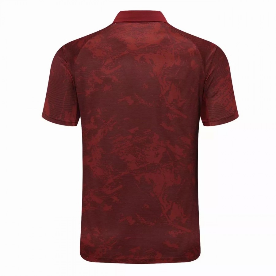 Real Madrid Polo Jersey UCL Maroon Texture 2020 2021 | Best Soccer Jerseys