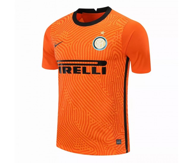 Inter Milan Goalkeeper Jersey Orange 2020 2021