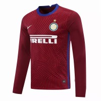 Inter Milan Goalkeeper Long Sleeve Jersey Red 2020 2021
