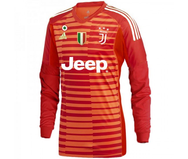 Juventus 2018-2019 Red Goalkeeper Long Sleeve Jersey