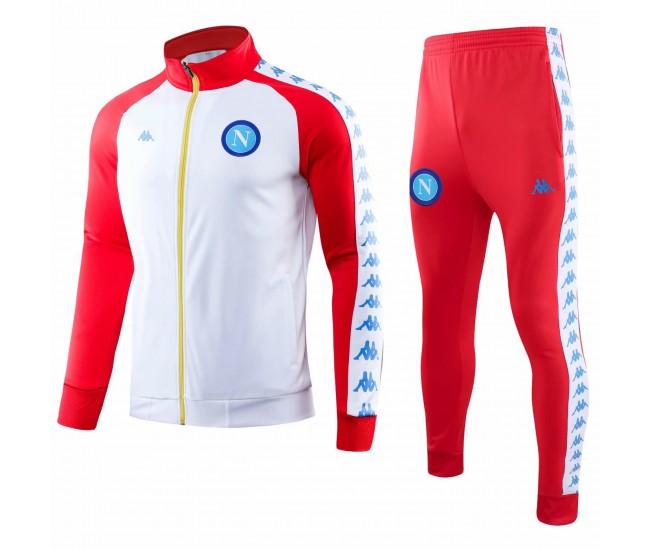 SSC Napoli Limited Edition Casual Soccer Tracksuit 2018-19 Red