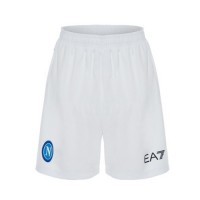 SSC Napoli Mens White Shorts 2023-24
