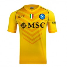 SSC Napoli Mens Yellow Goalkeeper Jersey 2023-24