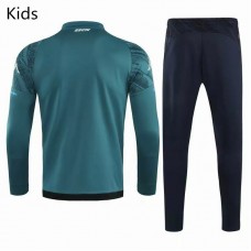 SSC Napoli Training Technical Soccer Tracksuit Green Kids 2020