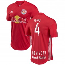 Men's New York Red Bulls Tyler Adams Red 2018 Secondary Authentic Player Jersey