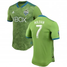 Men's Seattle Sounders FC Cristian Roldan Green 2018 Primary Authentic Player Jersey