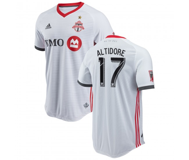 Men's Toronto FC Jozy Altidore White 2018 Secondary Authentic Player Jersey
