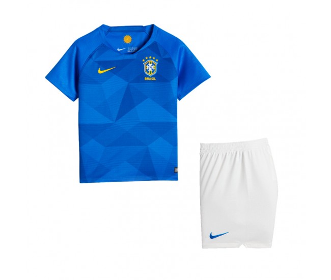 Brazil 2018 Away Kit - Kids