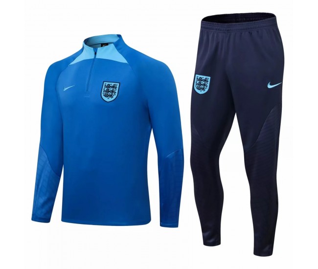 England Blue Training Technical Football Tracksuit 2022-23