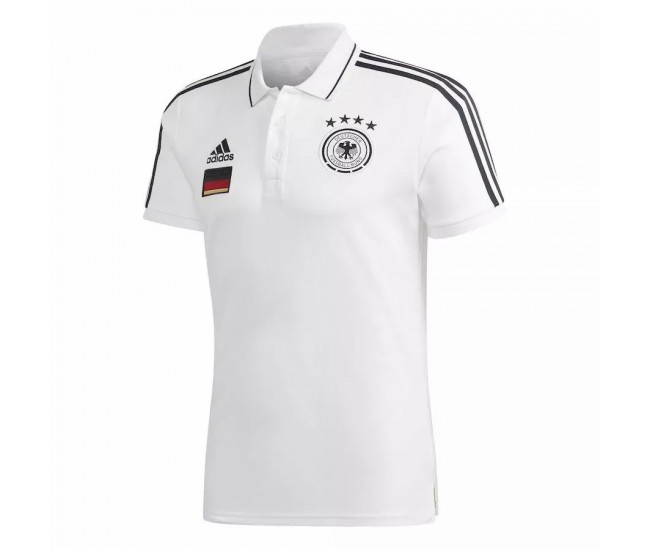 Germany Training Polo Shirt White 2020 2021