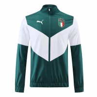 Italy Green Pre-match Football Jacket 2022