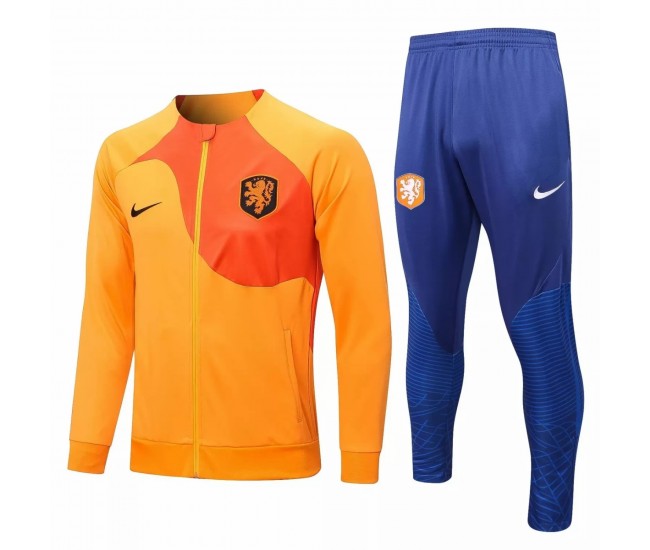Netherlands Orange Training Presentation Football Tracksuit 2022-23