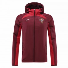 Portugal Burgundy Windrunner Jacket 2022-23